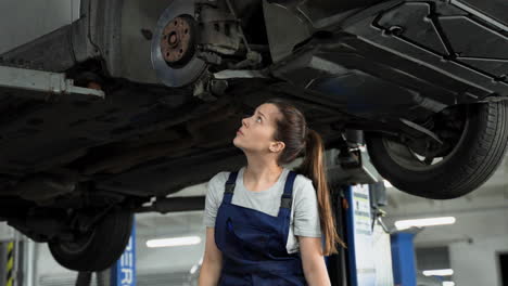 mechanic in the workshop