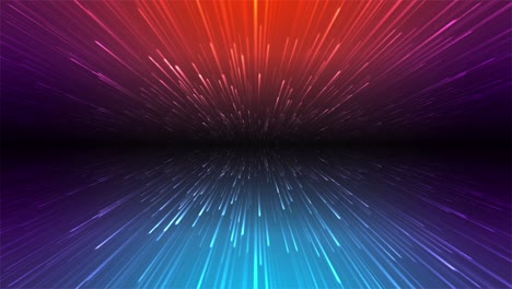 animation of glowing colorful red blue and purple flowing lines