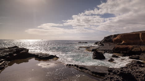 la costa rocosa de tenerife