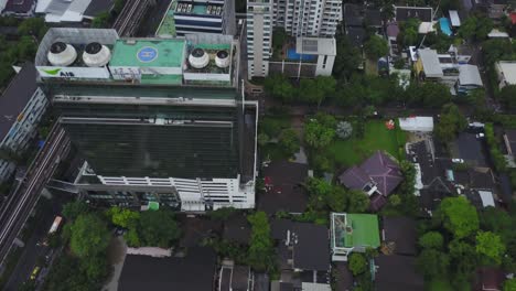 bangkok cityscape aerial view