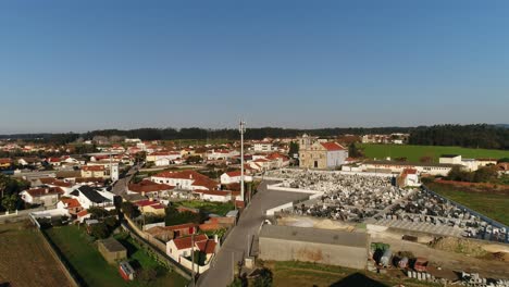 Iglesia-De-Válega-En-Portugal-Vista-Aérea