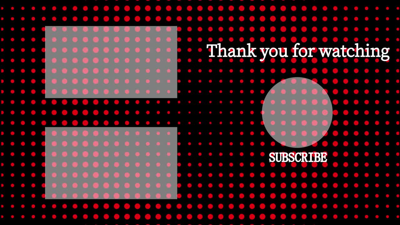 원형 물결 모션 엔드 카드 엔딩 스크린 모션 그래픽