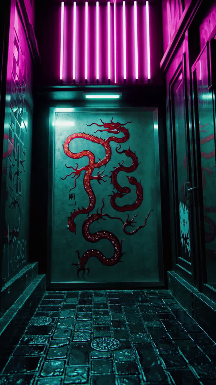 Corridoio Drago Neon