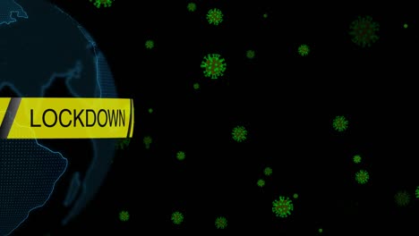 el virus de la corona (covid-19) atacó al mundo. el virus se está extendiendo globalmente.
