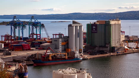 oslo yilport port vessels cargo cranes