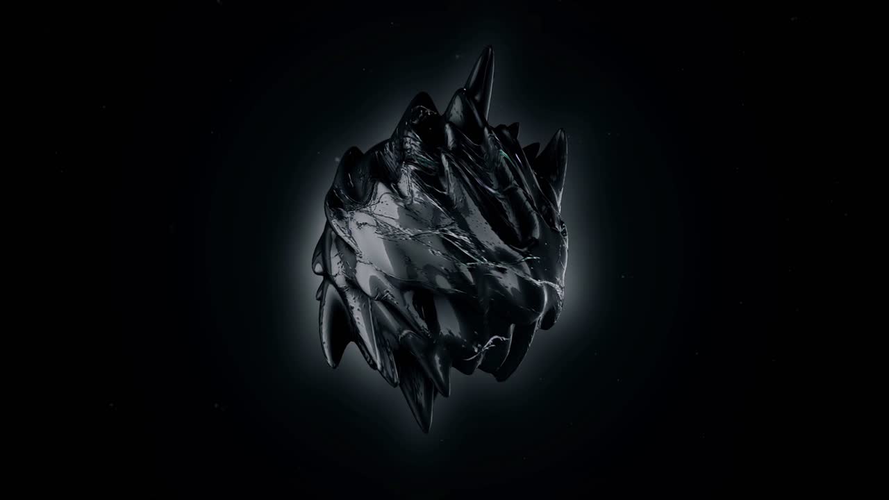 абстрактная черная геометрическая форма