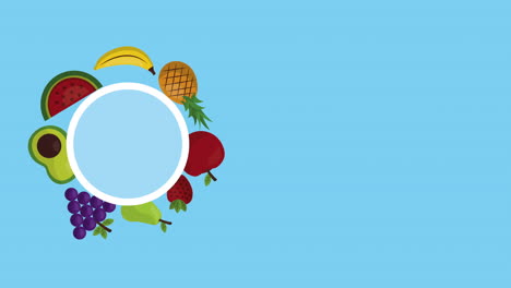 frutas y verduras alimentos saludables