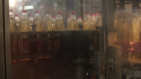 automated beverage bottling line