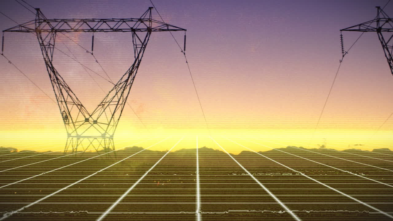 간섭과 파일론 위의  ⁇ 색 선의 애니메이션