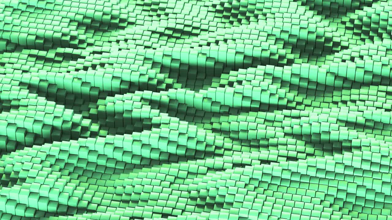 красочная волнистая квадратная петля