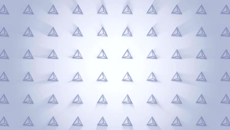 patrón de pirámide geométrica. baile de pirámides. animación de bucle de símbolo de negocio. diseño de red de negocios.