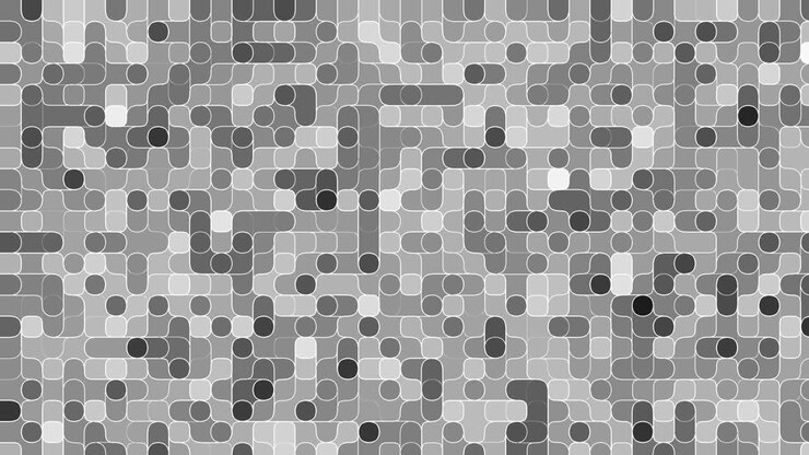Monochromatic digital squares pattern