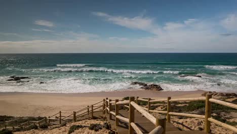 beach steps 4k 00