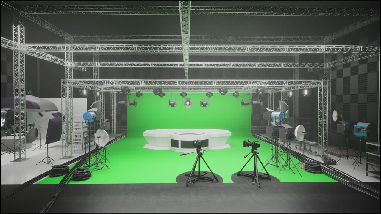 Modern Green Screen Studio