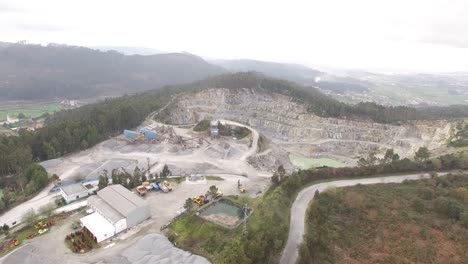 Flying-Over-opencast-mining-quarry.-Stone-quarry