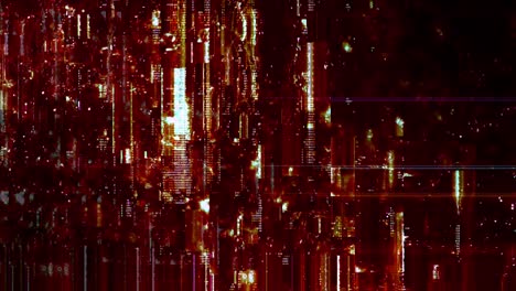 colorful cyber glitch background loop
