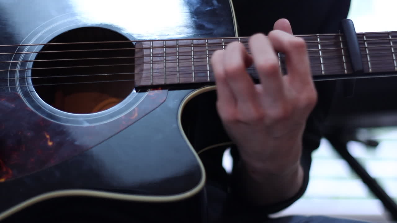 어쿠스틱 기타 연주