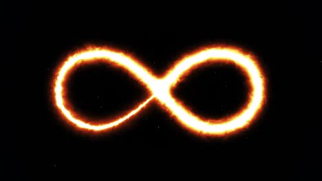 burning infinity symbol