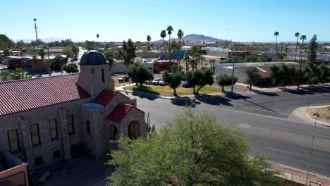 Architektur-Im-Spanischen-Stil-In-Casa-Grande-Arizona