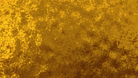 fondo líquido de onda dorada. glamour satin textura de lava 3d loop de renderización 4k