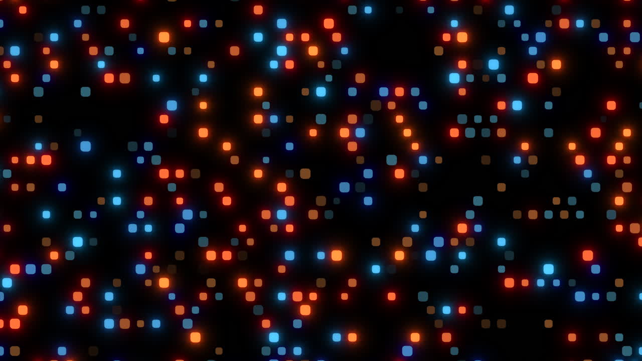 Colorful grid of dots microscopic cell-like pattern