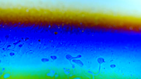 colores en movimiento, efecto líquido, burbujas de jabón
