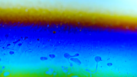 colors in motion, liquid effect, soap bubbles