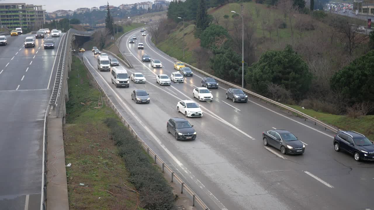 tráfico en las carreteras de las zonas urbanas