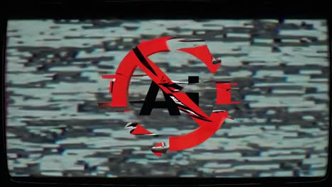 no ai - vintage tv static