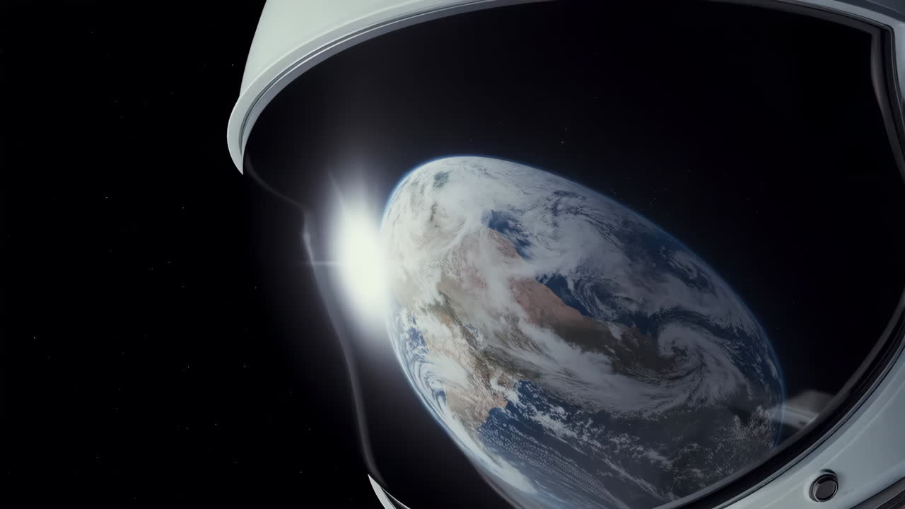 Earth View from Space Helmet