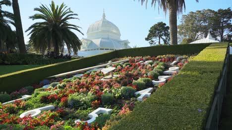 san francisco conservatorio de flores jardín reloj