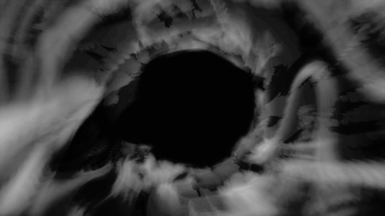 Abstract Black Hole in a Swirling Galaxy