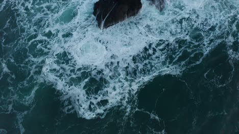 A-Drone-shot-of-the-high-waves-in-Iceland-in-the-winter