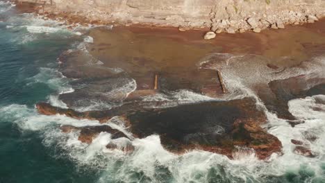 beach and rock textures from around sydney australia