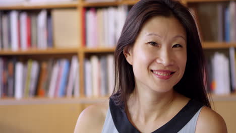 indoor portrait of asian businesswoman shot on r3d