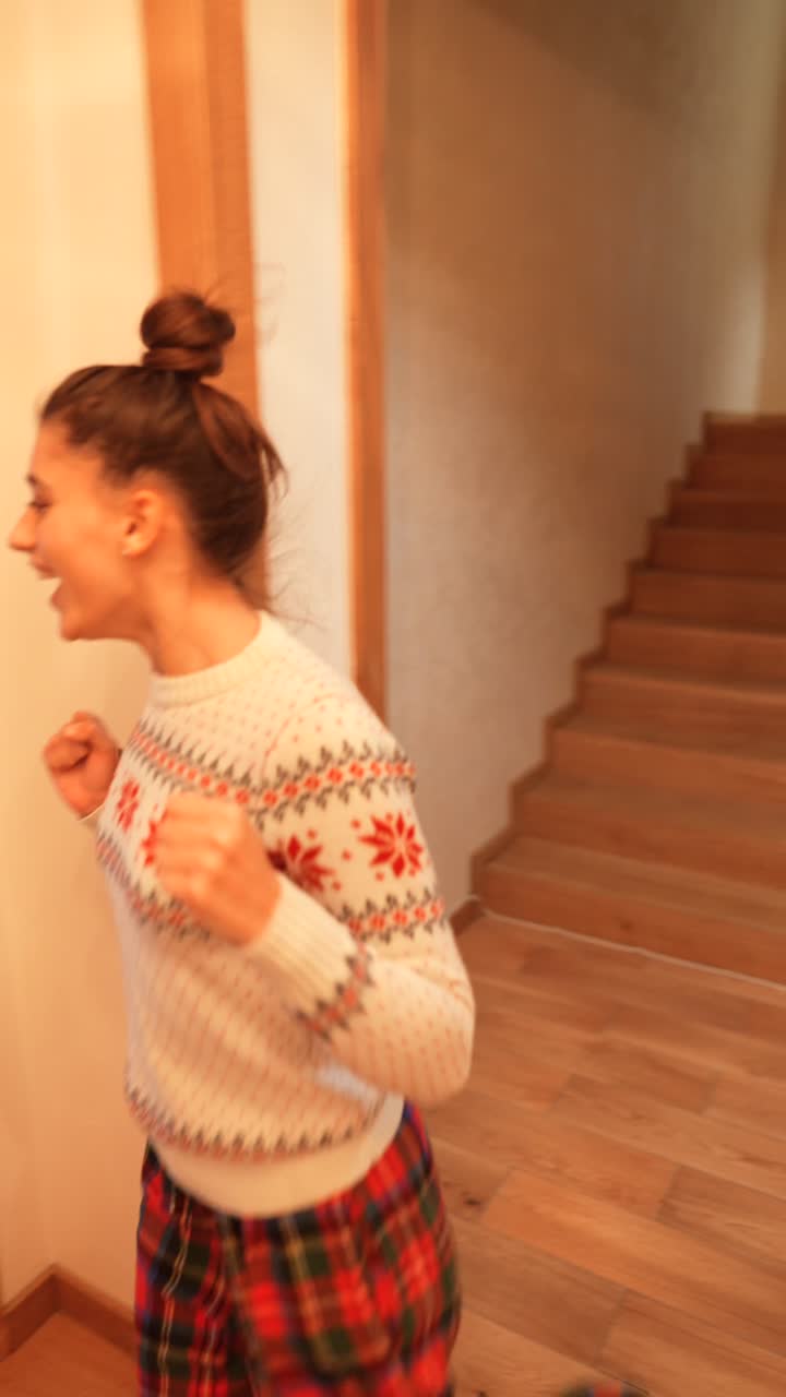 집에서 크리스마스 축하