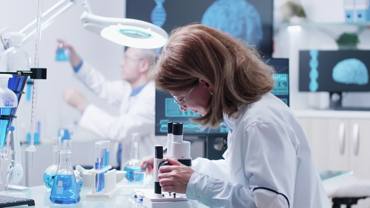Scientists Conducting Research in a Laboratory