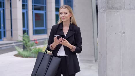 business woman in the city