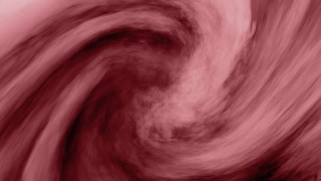 red abstract fog hurricane twister tornado weather vortex twirling spiral with black background. fantasy storm cloud formation 3d render.
