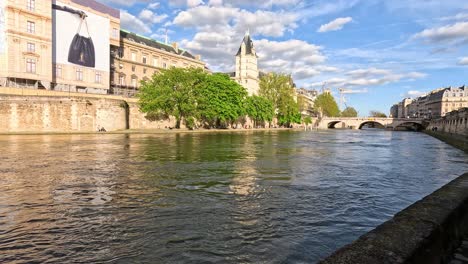 scenic view of seine river in paris