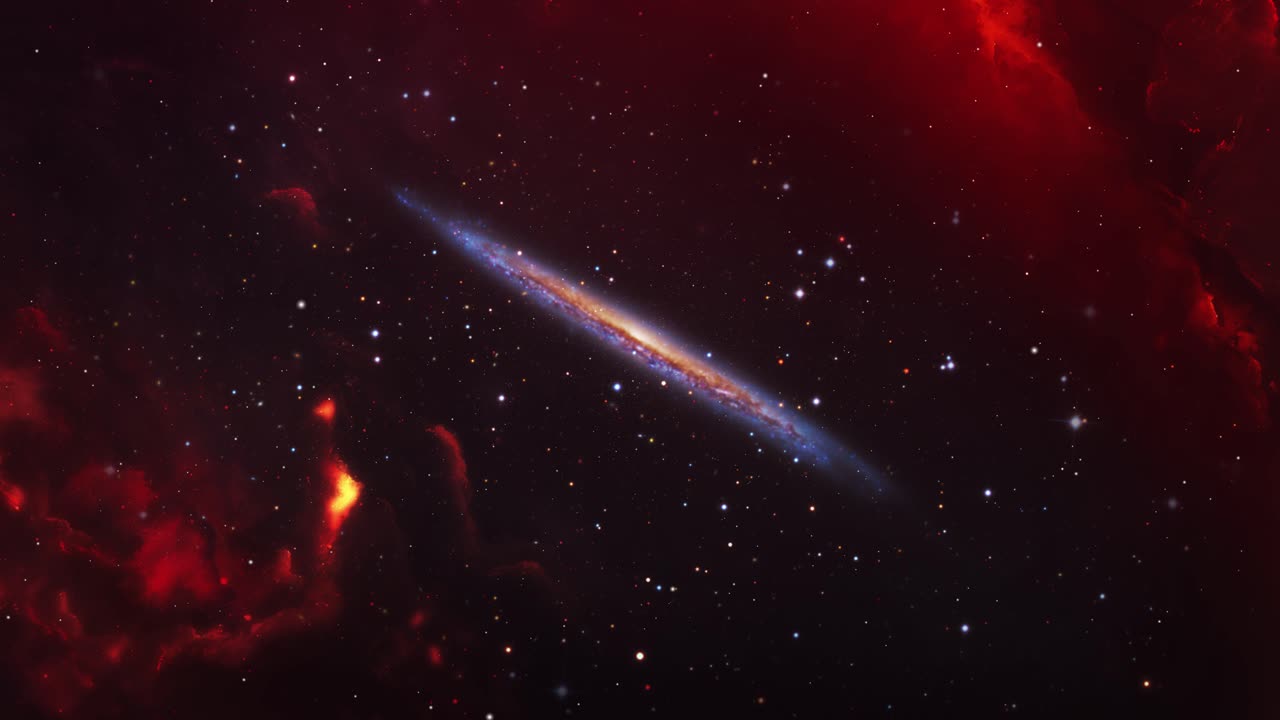 Nebuloser og rumtåge er røde