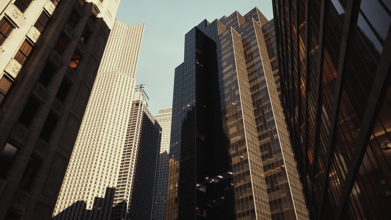 rascacielos en la ciudad