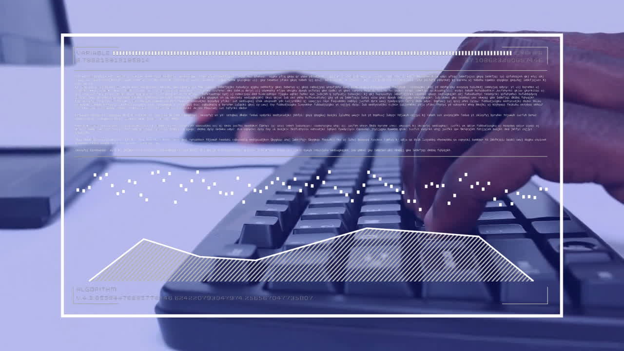 animación de diagramas y procesamiento de datos sobre hombre biracial utilizando computadora