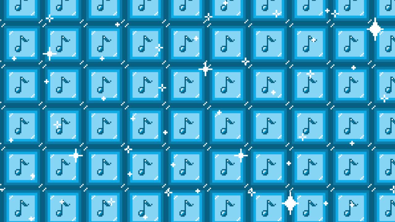 Pixel art tile eighth note Looping animated background. 1080p (2).mp4