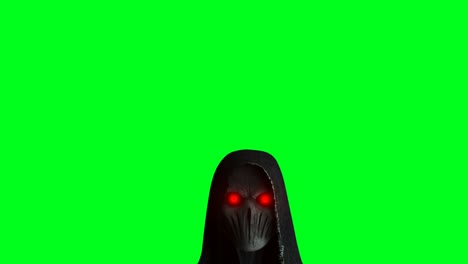 mystery fear ghost animation . dynamic hoodie. isolate. realistic 4k green screen animation.