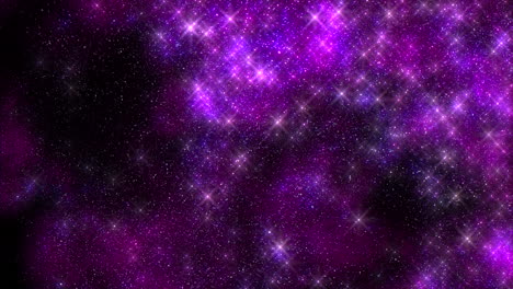 Estrellas-Brillantes-Iluminan-Fondo-Morado-Y-Negro