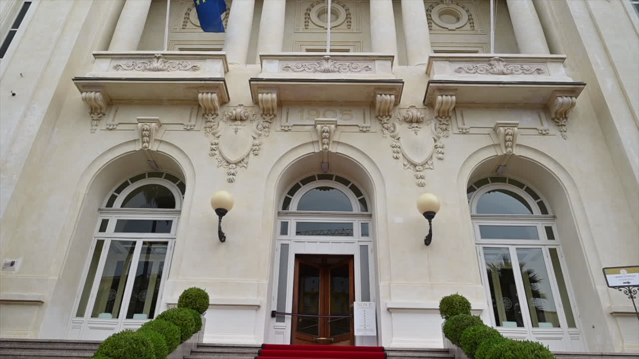 Casino building in Sanremo city, Italy