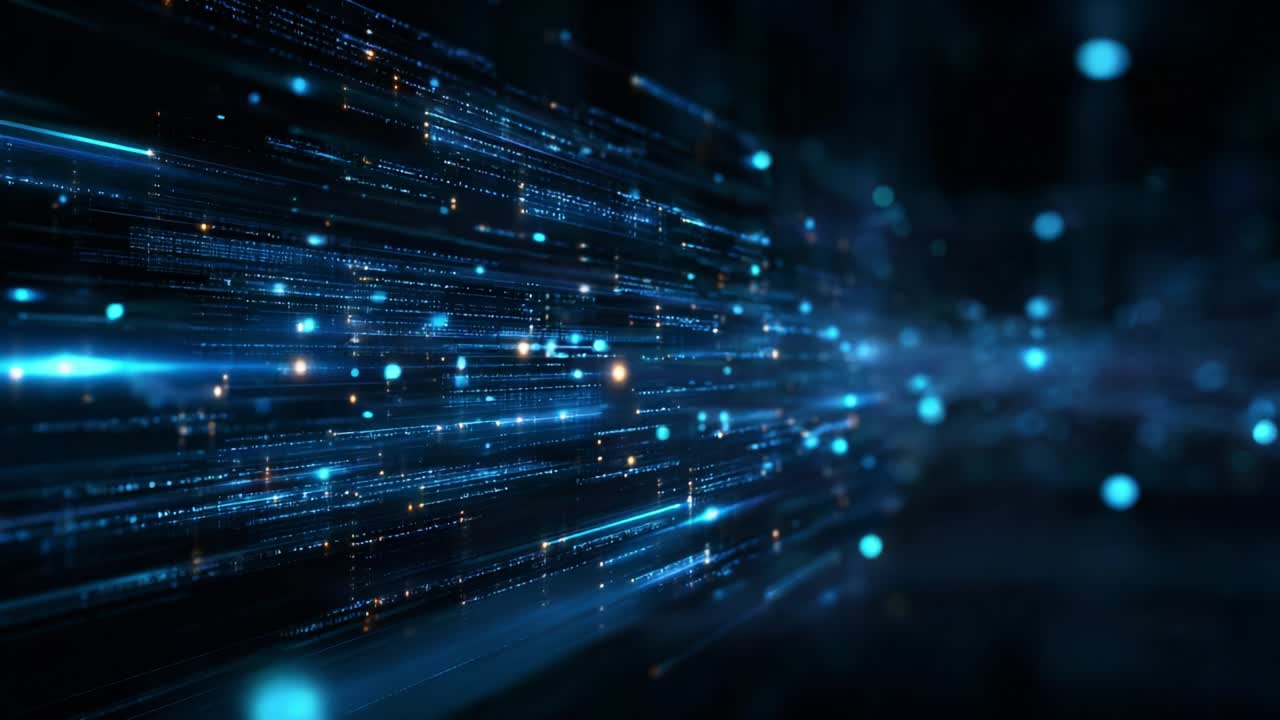 flujo de datos digitales abstractos