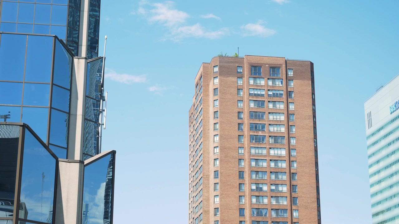 Una toma de un edificio en Toronto