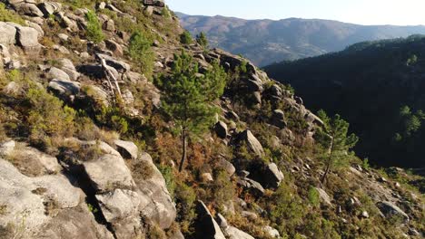 summer mountains lanscape natural park of gerês portugal